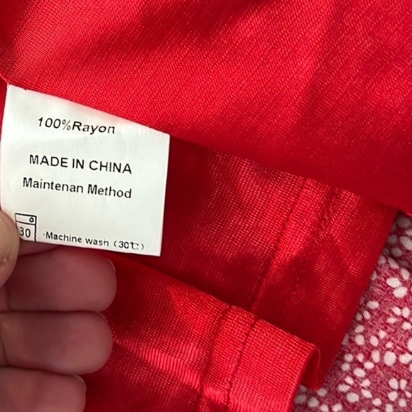 NWT, ZESICA Women's Bohemian Floral Printed Wrap,V-Neck,Short Ruffled Sleeve,XL - Picture 13 of 13